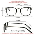 thumbnail image 4 of LifeArt Blue Light Blocking Computer Reading Glasses with Transparent Lens for Women/Men, 4 of 7