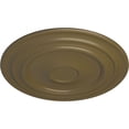 thumbnail image 3 of 32 5/8"OD x 1 1/2"P Giana Ceiling Medallion (Fits Canopies up to 7 7/8"), Hand-Painted Mississippi Mud, 3 of 6