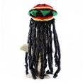 thumbnail image 4 of Gorro Reggae Rasta con , accesorios para disfraz, gorro de vestir, peluca Yuyangstore Sombrero rasta con rastas, 4 of 8