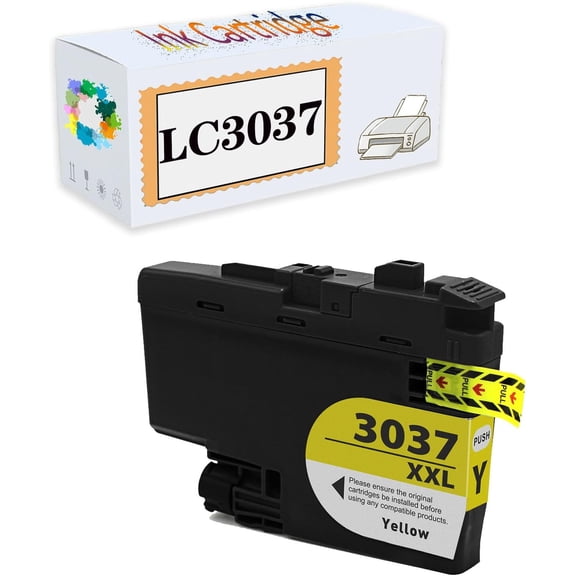 Compatible LC3037 65ML Ink Cartridges Replacement for Brother MFC-J5845DW J5945DW J6545DW J6945DW Printers