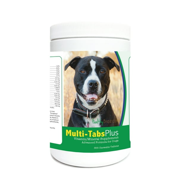 Healthy Breeds Dog MultiTab Vitamin and Mineral Supplement for Pit