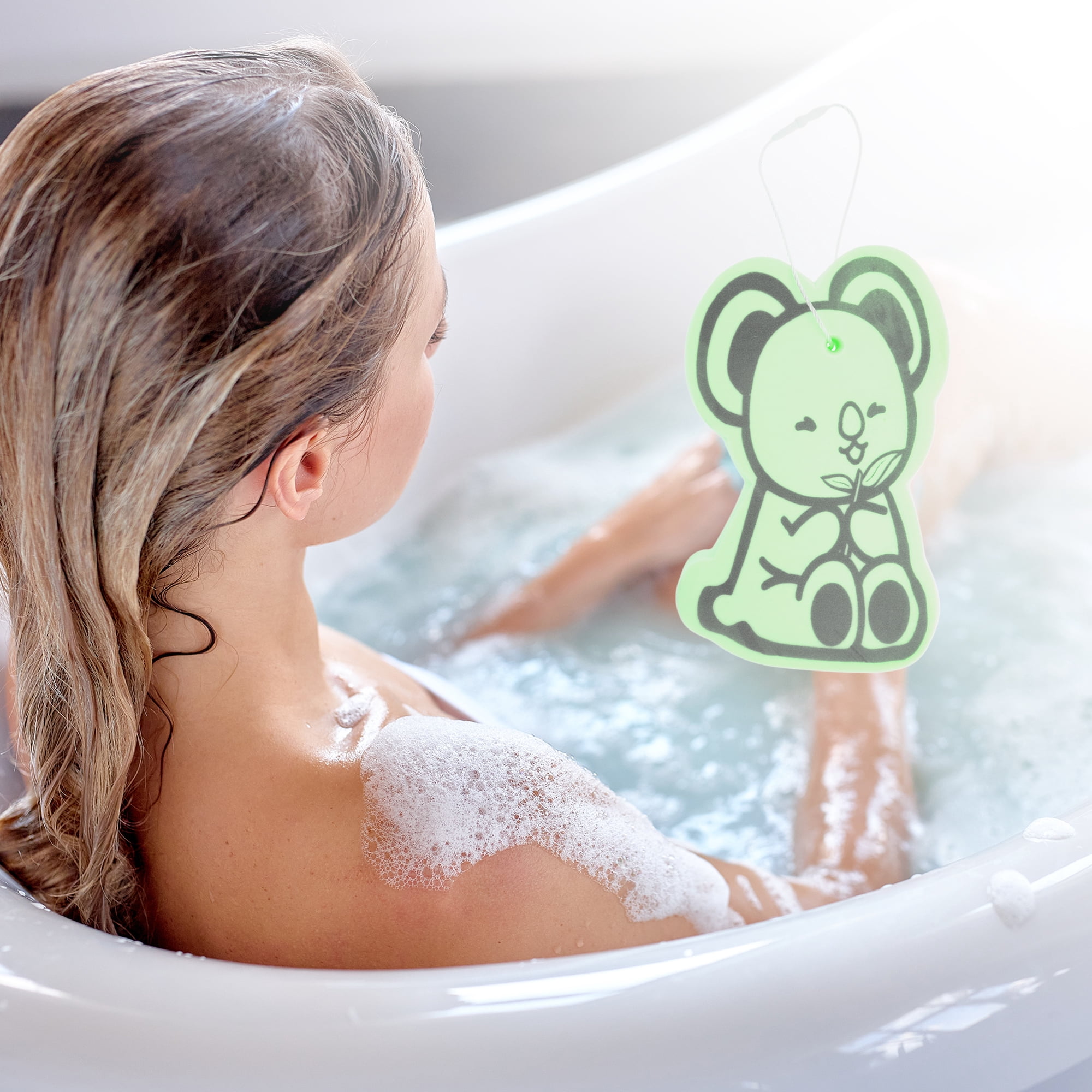 Unique Bargains Cartoon Bath Brush Body Scrubber 4.53"x2.76"x1.1" Green