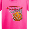 thumbnail image 4 of Inktastic Basketball Swish Youth T-Shirt, 4 of 5