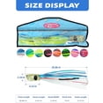 thumbnail image 6 of BLUEWING Big Game Trolling Lure 20.8in Trolling Magic Fishing Lures Saltwater Teaser with Mono Fishing Line and Stainless Steel Fishing Hook for Wahoo Tuna Marlin Mahi Mahi C1, 6 of 9