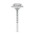 thumbnail image 3 of AFFY Halo Solitaire Engagement Ring for women, 2.10 Carat (ctw) Cushion and Round Cut Lab Grown Diamond Ring In 14K White Gold Over Sterling Silver F-G-H, SI Quality Gifts For Her Ring Size-6.5, 3 of 6