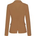 thumbnail image 5 of luvamia Womens Business Casual Blazer Work Office Coats Pocket Back Slit Jacket Suit, Size S-2XL, 5 of 6