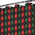 thumbnail image 3 of Multicolor Christmas Pattern Shower Curtain 84"x72" ,Bathroom Decorative Shower Curtains Set with 12 Hooks,Modern Waterproof Washable Shower Curtain, 3 of 6