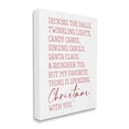 thumbnail image 3 of Loving Christmas Typography Quote Romantic Red Text Inspirational Graphic Art Gallery-Wrapped Canvas Print Wall Art, 3 of 7