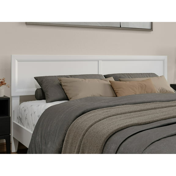 Sophia King Solid Wood Headboard in White