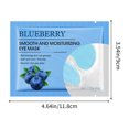 thumbnail image 2 of Parches de gel de mascarilla debajo de los ojos para ojeras, ojos hinchados, arrugas | Parche de ojo vegano hidratante Regalos de cumpleaños de viaje para mujeres y hombres | 1 pieza Rosa Azul Verde, 2 of 5