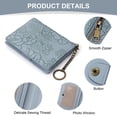 thumbnail image 6 of FALAN MULE Small Wallets Woman Slim RFID Blocking Mini Credit Card Holder, 6 of 7