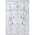 thumbnail image 2 of HR Area Rug Large Traditional Rug Fossil Vintage Floor Mat Thin and Soft Rug Floral Print Carpet Foldable Accent Rug Dining Room Living Room Faded Rug Bohemian, 94" x 13 Gold, Orange, Multi, 2 of 6