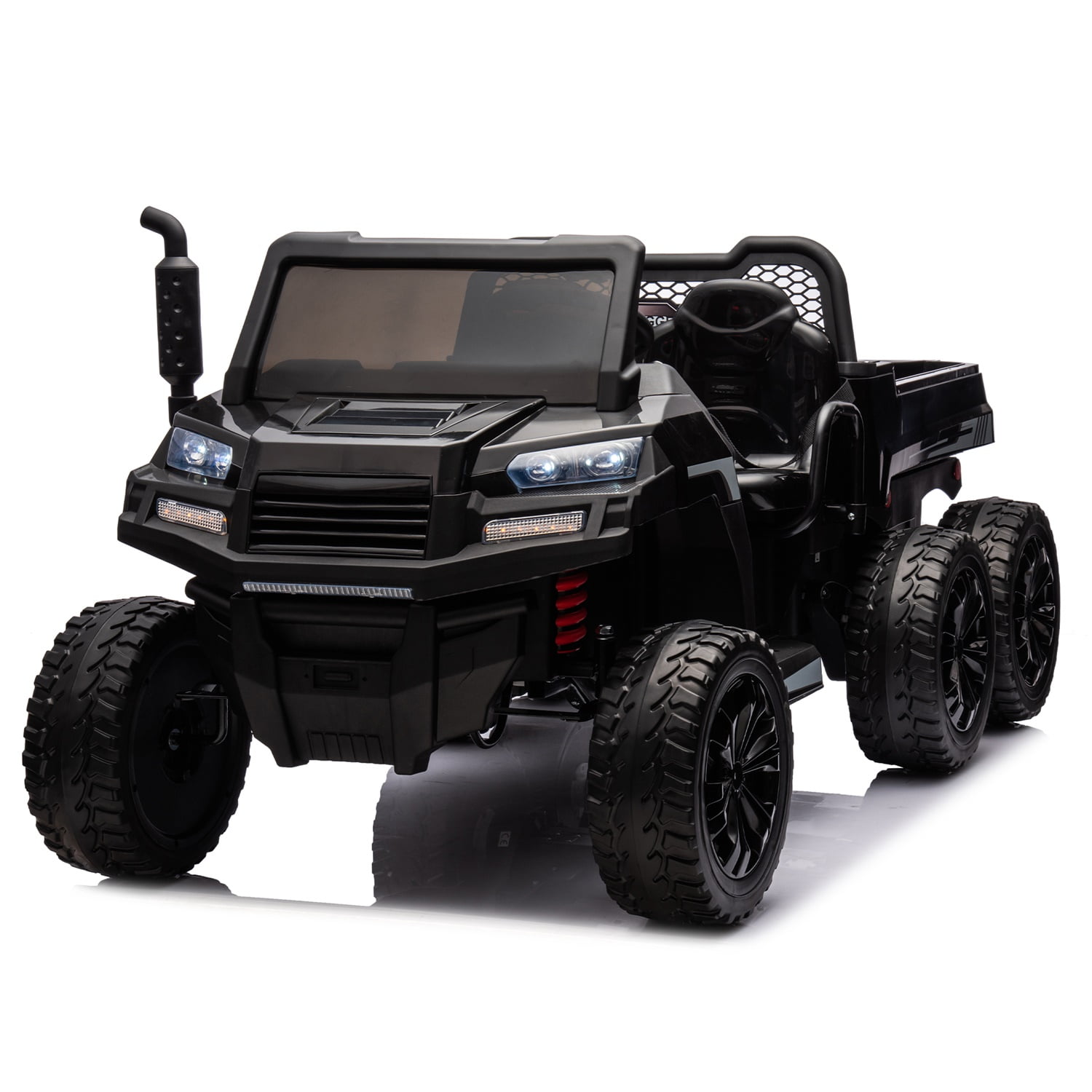 CIPACHO 24V Kids Ride On Dump Truck with Remote Control, Electric UTV Vehicles with 4WD Power 6 Wheels Ride On Toys for Boys Girls, Black CIPACHO 24V Kids Ride On Dump Truck with Remote Control, Electric UTV Vehicles with 4WD Power 6 Wheels Ride On Toys for Boys Girls, Black