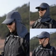 thumbnail image 3 of JAHH Sun Hat Sun Wide Brim Bucket Foldable Outdoor Baseball Cap with Shawl Bucket for Outdoor Sport & Works Fishing Hats Neck Flap, 3 of 3