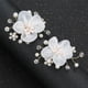 thumbnail image 2 of 2 piezas de broches de zapatos de flores de perlas Hugo pinzas para zapatos, 2 of 6