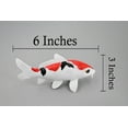 thumbnail image 3 of Fish, Koi, Amur Carp, Asian, Japanese Koii, Museum Quality, Hand Painted, Rubber Fish, Realistic Toy Figure, Model, Replica, Kids, Educational, Gift, 6" CH387 BB144, 3 of 7