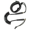 thumbnail image 4 of Baoblaze Surfboard Leash Surf Board Leash Wrist Strap Coiled Board Leash Black, 4 of 8