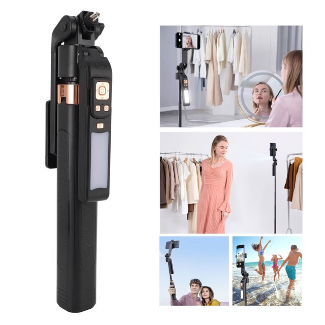 Perche à Selfie de Suivi Automatique, Stabilisateur de Téléphone Intelligent Quadripode Stable pour Vlogging