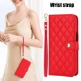 thumbnail image 6 of Allytechgroup Wallet Case for iPhone XS/X with Credit Card Slot, RFID Blocking PU Leather Case with Lanyard & Shoulder Strap & Kickstand Shockproof Bumper for Women Men, Red, 6 of 8
