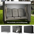 thumbnail image 4 of Protector De Muebles De Patio De Jardín Al Aire Libre Con Cubierta De Hamaca Para Silla De Asiento Columpio De 3 Asientos Serendint HA012776-00, 4 of 5