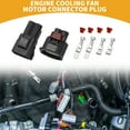 thumbnail image 2 of Unique Bargains 2 Pin Engine Cooling Fan Motor Connector Plug Male Female Wire Terminal for Ford, 2 of 6