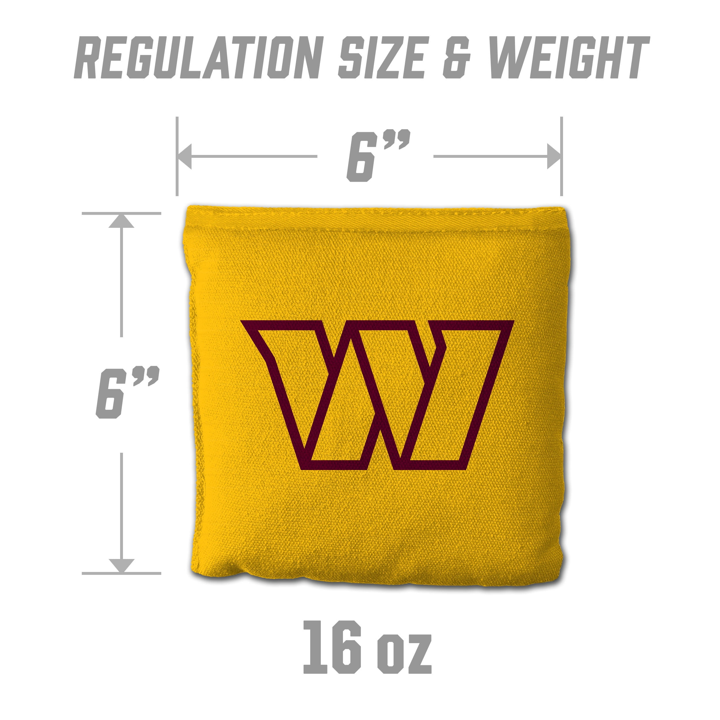 Washington Commanders 8pk Licensed Cornhole Bags