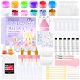 thumbnail image 1 of Kit para hacer brillos de labios WhizToys DIY, 74 unidades, morado, para niños, 1 of 7