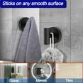 thumbnail image 2 of Suction Cup Hooks, Shower Hooks for Inside Shower – Removable Towel Hooks for Bathroom Window Glass Mirror Tile, Bath Robe Looafh Hook for Hanging – Waterproof & Rustproof, 2 of 8