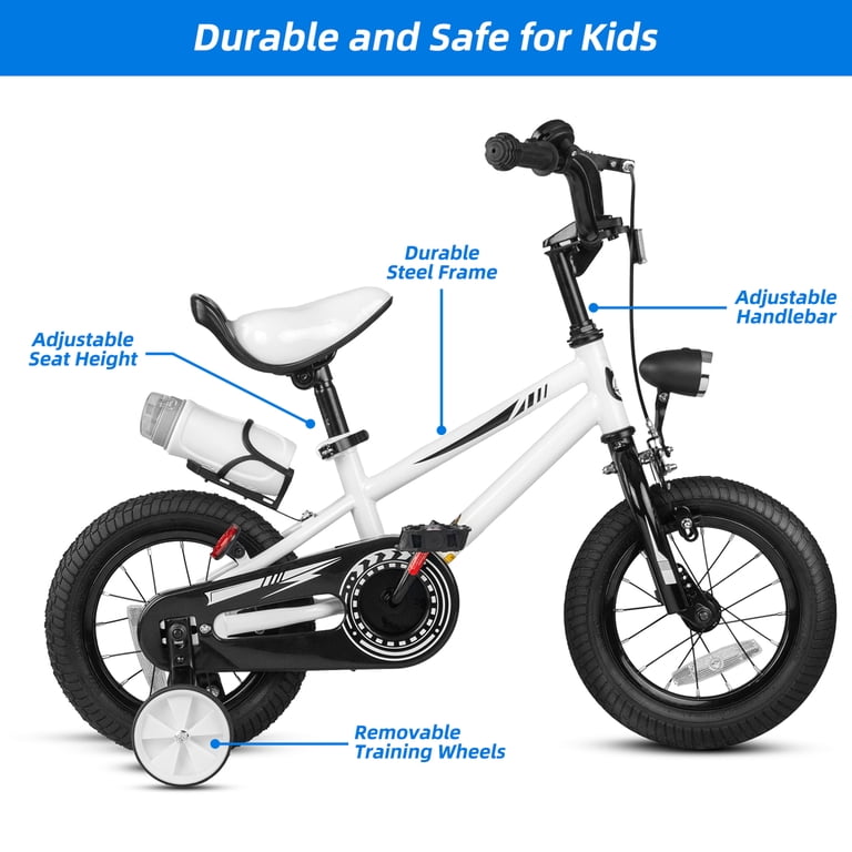 XJD 12 14 16 Inch Boys Bike with Training Wheels for kids Ages 3-9