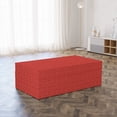 thumbnail image 3 of Ethnic Foldable Mattress, Diagonal Oriental Motifs, 78.7" x 47.2", Vermilion and White, by Ambesonne, 3 of 6