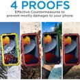 thumbnail image 7 of Allytech iPhone 15 Pro Max Waterproof Case with Build in Screen Protector, IP68 Waterproof Military Grade Shockproof Protective Hybrid Phone Case Cover for Apple iPhone 15 Pro Max - Yellow, 7 of 7