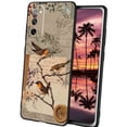 thumbnail image 1 of Compatible with Samsung Galaxy S20 FE Phone Case, Vintage-Ephemera-Birds-Collage-1 Case Men Women, Flexible Silicone Shockproof Case for Samsung Galaxy S20 FE, 1 of 1