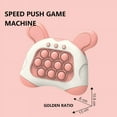 thumbnail image 7 of FIEWESEY Quick Push Console with Instant Sound Feedback,Handheld Fast Speed Pushing Game,Early Education Game Console,Pop it Fidget Toy Fast Push Game Decompression Toy (Pink), 7 of 7