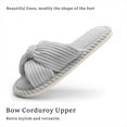thumbnail image 5 of TRANSLINK Open Toe Slippers for Women Trendy Open Toe Slides with Memory Foam Comfy Gift for Mothers Day, 5 of 6
