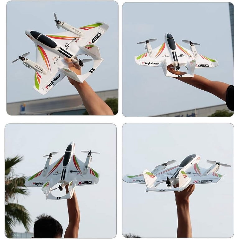 Bruce&Shark RC Airplane WLtoys XK X450, 2.4G Remote Control Plane