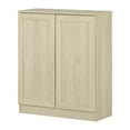 thumbnail image 2 of South Shore Arum 2-Door Sideboard with Shelves, in Bleached Oak, 2 of 14