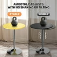 thumbnail image 6 of XPOPR 23.5'' Round Bar Table, Adjustable Range  Wood Pub Table with Black Leg and Base for Living Room Dining Room Bar Cocktail Table Yellow, 6 of 10