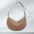 thumbnail image 1 of Bolso de hombro con forma de media luna para mujer bolso informal con cierre de cremallera bolso de viaje para mujer, 1 of 8