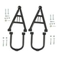 thumbnail image 3 of 300mm 12" Front Suspenion Upper Lower Shock Swing Arm Kit & Steering Knuckle 3 Stud Wheel Hub & 350mm 14" Shocks & Tie Rod End for DIY Part Go Kart ATV Quad Buggy 4 Wheeler Mower, 3 of 9