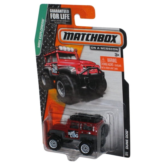 Matchbox MBX Explorers (2014) Red Dune Dog Toy Car 107/120