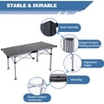 thumbnail image 3 of Mesa de camping portátil Ablazer de 55 x 21,5 pulgadas, ajustable de 58 a 80 cm, 3 of 7