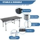 thumbnail image 3 of Mesa de camping portátil Ablazer de 55 x 21,5 pulgadas, ajustable de 58 a 80 cm, 3 of 7