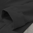 thumbnail image 3 of Veste de Complet Décontractée pour Femmes avec Col à Revers et devant Boutonné, Mélange Léger Polyester-Spandex, Longueur Régulière, Noir, P, 3 of 8