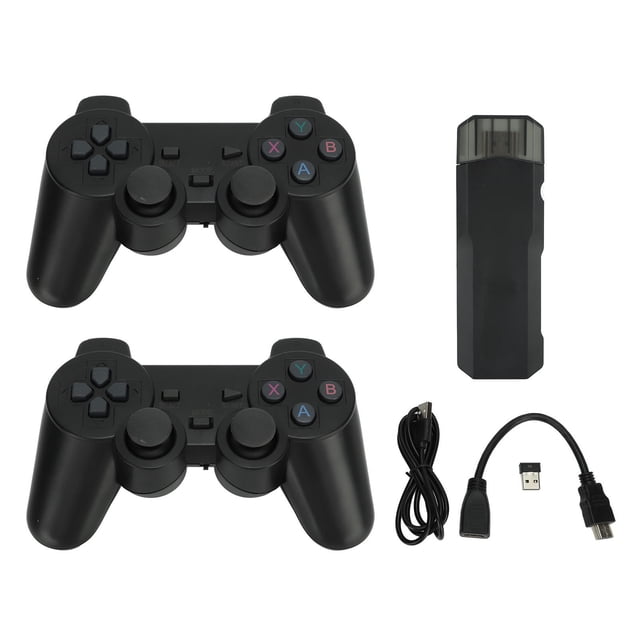 Consola de videojuegos 4K con joystick inalámbrico para dos jugadores (inglés, 32 GB)