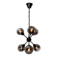 thumbnail image 1 of Lámpara colgante moderno, acabado negro, 6 luces E27 60W, 1 of 7