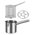 thumbnail image 3 of Deep Fryer Pot Multipurpose Kitchen Accessories Saute Pan with Lid Fryer Pan E, 3 of 7
