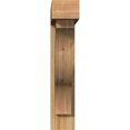 thumbnail image 2 of Ekena Millwork 6"W x 30"D x 30"H Funston Block Rough Sawn Bracket w/ Offset Brace, Western Red Cedar, 2 of 25