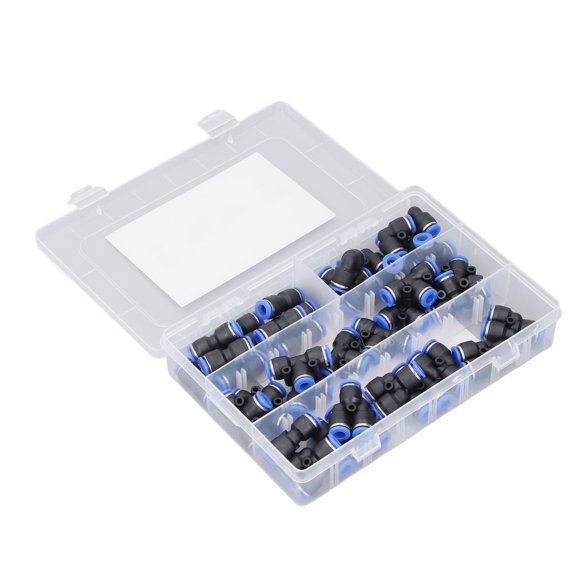 Push To Connect Fittings, Pneumatic Fitting Kit Versatile for PU Tubing