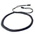thumbnail image 2 of Pulsera Tibetana de Cuerda Negra Set de 2 piezas para Suerte y Protección, 2 of 5