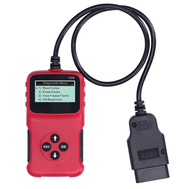 Escáner de diagnóstico OBD2 para automóvil, lector de códigos, borrado de fallas, comprobación del motor, instrumento de prueba.